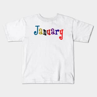 january Kids T-Shirt